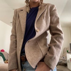 VINTAGE 100% virgin wool blazer